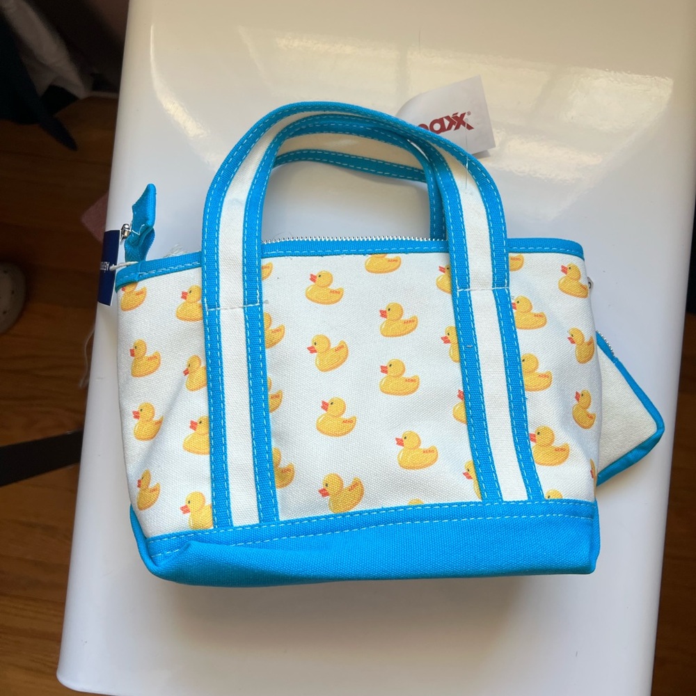 Viral Aeropostale Duck Print Mini Tote with Coin Purse - Picture 6 of 9
